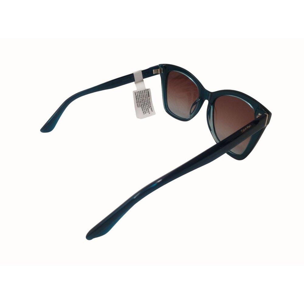 Calvin Klein Women's Rectangular Sunglasses Petrol Blue CK22530S Medium - Picture 4 of 9